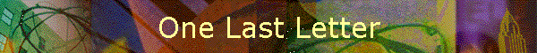 Current active page under main link of Letters.